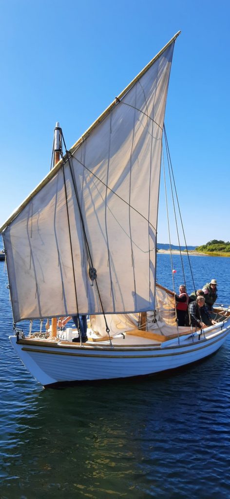 Höstens segling på båtbyggarlinjen genomfördes i samarbete med Marinmuseum och Carlskrona båteskader.