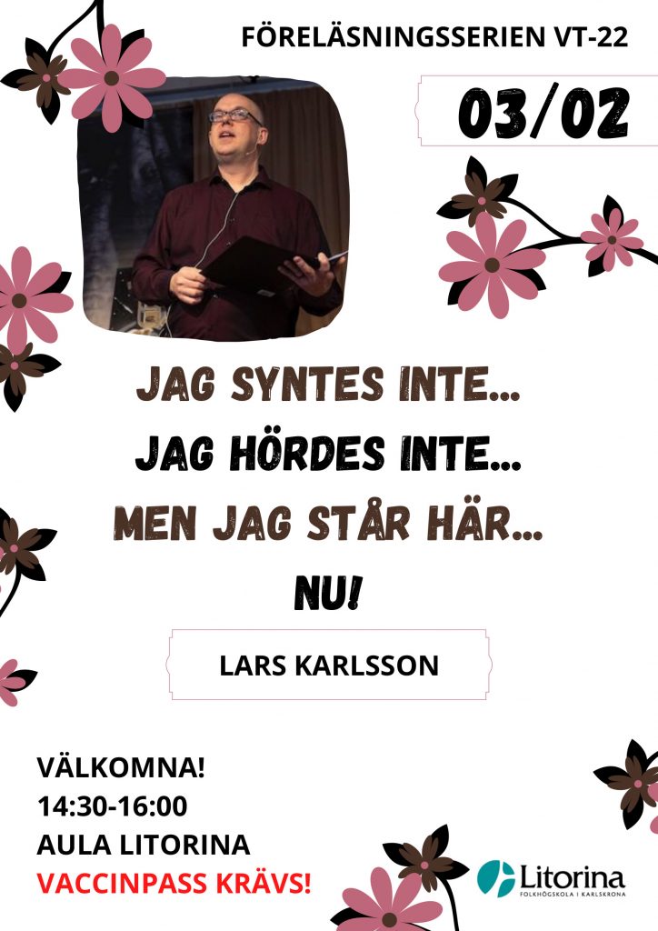 Vårterminens föreläsningsserie börjar med Lars Karlsson den 3 februari.