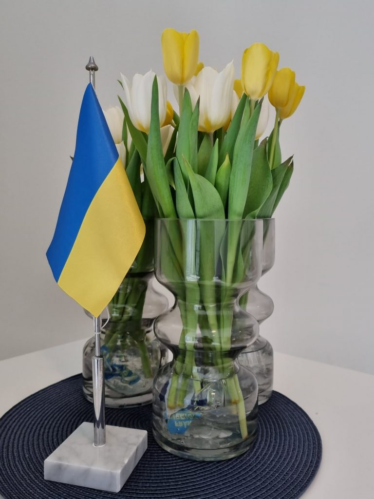 Namninsamling för stöd till Ukraina pågår och är öppen för allmänheten.