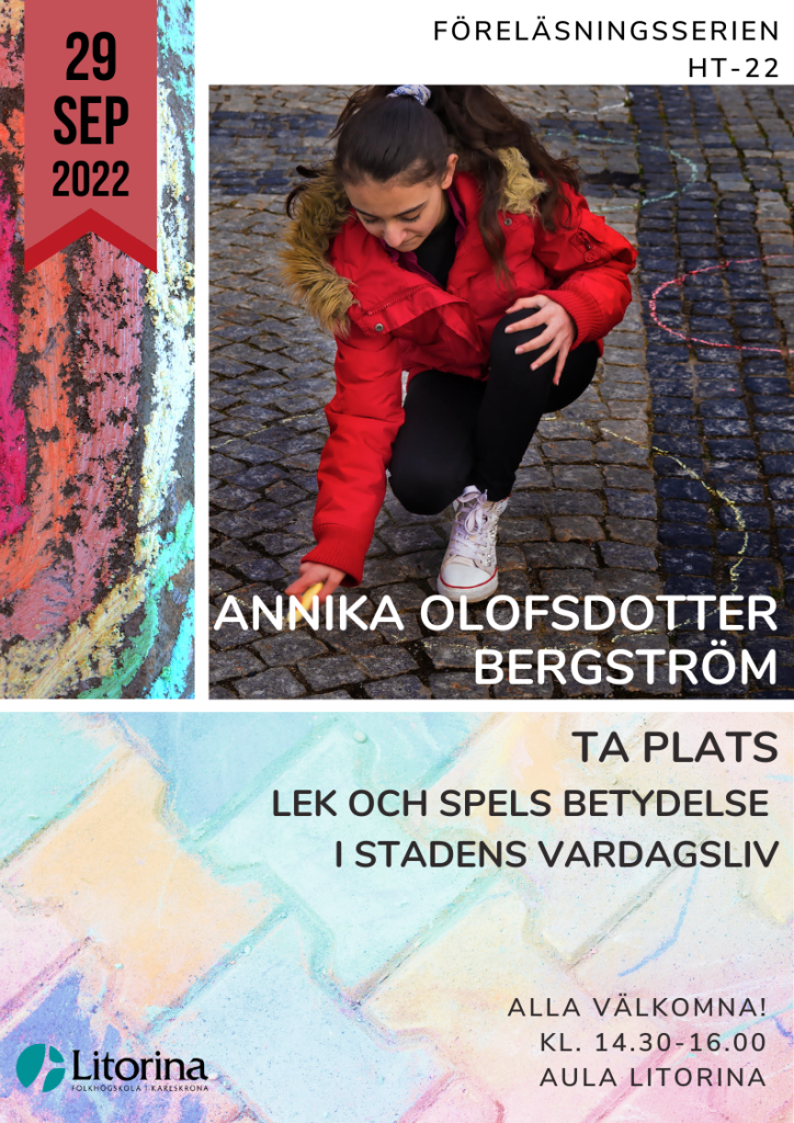 Vi välkomnar Annika Olofsdotter Bergström att föreläsa under rubriken 