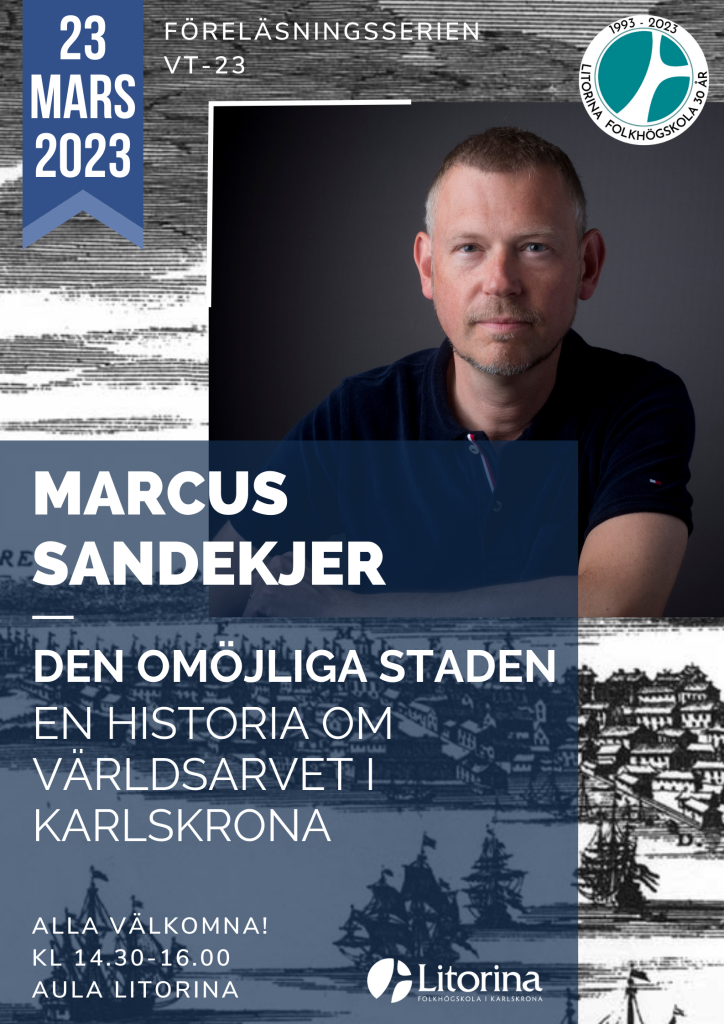 Den omöjliga staden är temat då Marcus Sandekjer föreläser den 23 mars